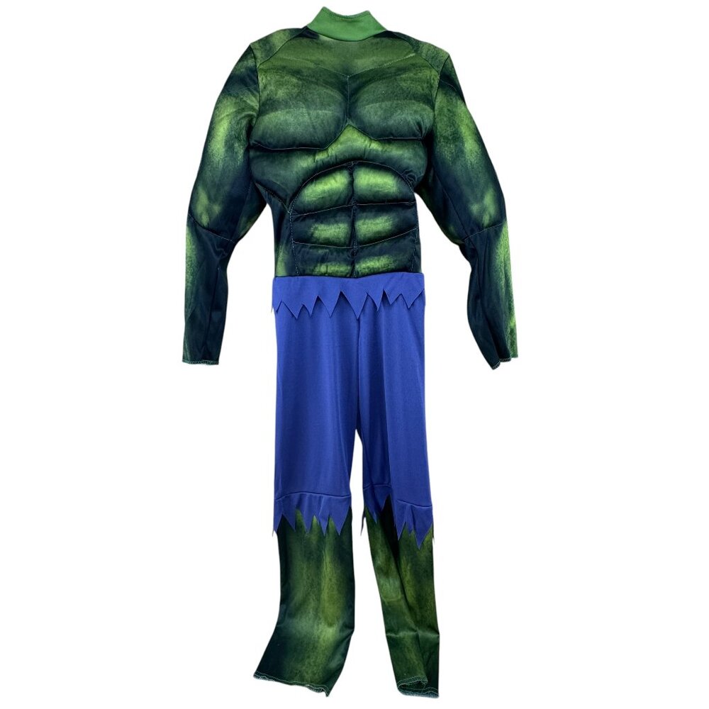 The Avengers Hulk Muscle Costume Boys Halloween Outfits Size M 7 8